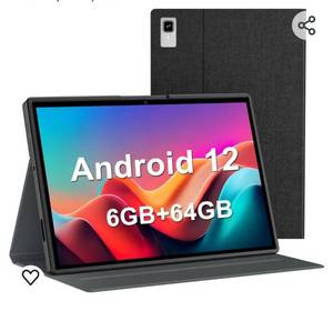 lot 50402 image: Android Tablet, 10.1 Inch Android 12 Tablet, 6GB RAM 64GB ROM, 1TB Expand, Android Tablet with 8000mAh Long Battery, Dual Camera, 5G WiFi, Bluetooth