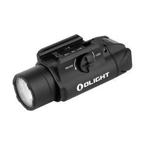 lot 50408 image: OLIGHT PL-3S Valkyrie 1000 Lumens Compact Weaponlight Rail-Mounted Tactical Light LED with Rail Locating Keys for 1913 Picatinny, GL Style (Black)