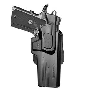 lot 50423 image: OWB Holster Paddle Polymer Fit Sig Sauer 1911  Springfield Operator 1911-A1  Kimber 1911 5in - Outside Waistband Open Carry Holster Safety Lock, Angle Adjustable 1.5 - 2 Belt Adjustable - Right