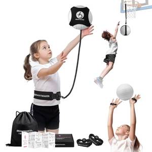 lot 50424 image: BRANTMAKER Volleyball Training Equipment, 2 Sizes Volleyball Trainer for Serving, Hitting, Setting, Black Volleyball Practice Bundles with Instructions for Beginners &amp Pro - Ball not Included