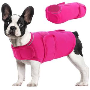 lot 50426 image: MORVIGIVE Dog Anxiety Vest, Adjustable Dog Thunder Jacket Dog Anxiety Relief Coat Wraps for Fireworks, Thunder, Travel, Separation, Soft Dog Calming Vest Anti-Anxiety Shirt for Small Dogs