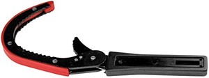 lot 50444 image: Performance Tool W157 Adjustable Oil Filter Pliers - 2 34 to 4 14-Inch Jaw Opening with Serrated Jaws for Maximum Grip, Fits Most Filters