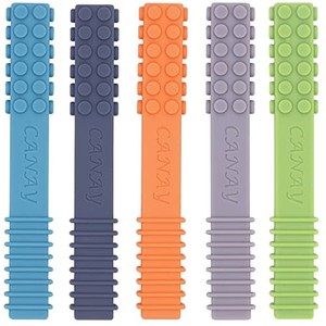 lot 50473 image: Sensory Chew Stick Toys (5 Pack) - Designed for ADHD, Autism, SPD, Oral Motor Stimulation, Special Needs - Extra Tough Sensory Oral Motor Chew Tool for Aggressive Chewer (Standard - Moderate Chewer)