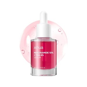lot 50492 image: Anua 10% Niacinamide 4% Tranexamic Acid Serum, Ceramide, Hyaluronic Acid, Vitamin B12 natural color, for Sensitive skin, Korean Glass Skin, Fragrance-Free (30ml 1.01 fl.oz.)