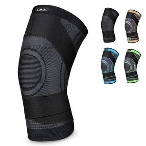 lot 50508 image: ZJMQJ Knee Sleeve, Professional Knee Brace with Removable Adjustable Straps, Premium Compression Support for Arthritis Pain, Running Safety, Cross Fitness Training, MensWomens (1,BLACK,XXXL)