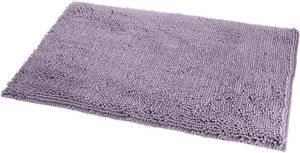 lot 50595 image: Amazon Basics Non-Slip Microfiber Shag Bathroom Rug Mat, 21 x 34, Lavender