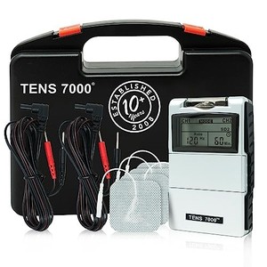 lot 50624 image: TENS 7000 Digital TENS Unit with Accessories - TENS Unit Muscle Stimulator for Back Pain Relief, Shoulder Pain Relief, Neck Pain, Sciatica Pain Relief, Nerve Pain Relief