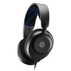lot 50635 image: SteelSeries New Arctis Nova 1P Multi-System Gaming wired Headset - Hi-Fi Drivers - 360° Spatial Audio - Comfort Design - Durable - Lightweight-Noise-Cancelling Mic - PS5PS4, PC, Xbox, Switch - Black