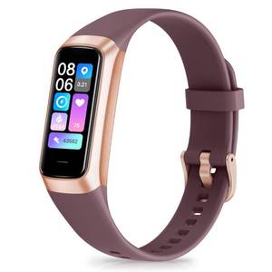 lot 50638 image: Zeacool Fitness Tracker,Calorie Smart Watch,Heart Rate Monitor with 1.10 AMOLED Touch Color Screen,5 ATM Waterproof Activity Tracker,Step Counter for Walking,Sleep Monitor for Women Men(Bordeaux)