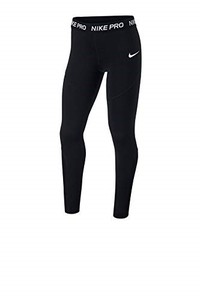 lot 50645 image: Nike Pro Big Kids (Girls) Tights (BlackWhite, M)