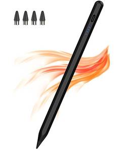 lot 50648 image: Active Stylus Pens for Touch Screens, DOGAIN Pencil for Android, Rechargeable Tablet Pen POM Tip Magnetic iPad Pencil for iPadProAirMiniiPhoneSamsungLenovoiOSAndroid and Other Touch Screen