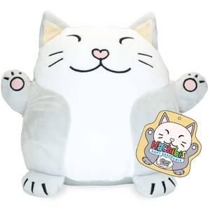 lot 50682 image: Hachibis Cat Plush Stuffed Animal 8-Inch Ultra-Soft Squishy Kawaii Plushie, Cute Cat Plush Pillow - Great Birthday and Easter Gift for Kids