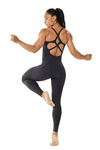 lot 50685 image: LOVESOFT Womens Sleevesless Bodysuit Dance Unitard, Backless Bodycon Rompers Jumpsuits for Workout Yoga. XL