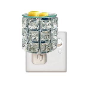 lot 50694 image: MeplLivs Warmers Pluggable Fragrance Warmer- Decorative Plug-in for Warming Scented Candle (Silver)��