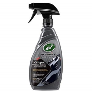 lot 50703 image: Turtle Wax 53447 Hybrid Solutions Ceramic Acrylic Black Spray Wax Formulated for Black Car Paint, Fills Scratches and Swirl Marks, Provides Water Repellency, Lasting Protection and Shine, 16 oz