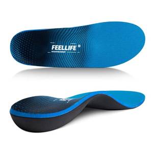 lot 50718 image: FEELLIFE Plantar Fasciitis Relieve Feet Insoles1-Pair,Arch Supports Shoe Insoles for Flat Feet,Orthotic Inserts for Foot & Heel Pain Men 4-4 12Women 6-6 12