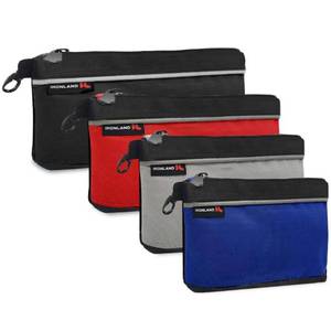 lot 50735 image: IRONLAND Small Tool Pouches with Zipper Small Tool Bags Waterproof 1680D Tool Pouch Bags for Men Multipurpose Tool Storage Organizer 4 Pack