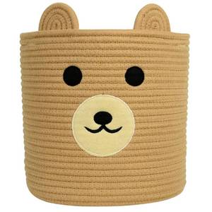 lot 50738 image: JOBOSI bear storage basket, toy storage, snack storage, sundries storage, gifts for children, gifts for girlfriends, housewarming gifts, Christmas gifts, Thanksgiving gifts