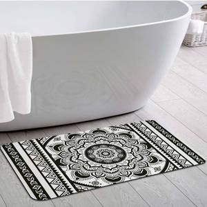 lot 50773 image: WERNNSAI Boho Bath Rugs - 30 x 17 Absorbent Bath Mat Non Slip Machine Washable Bathroom Rug with Rubber Backing for Bathroom Kitchen Living Room Porch Home Bohemia Decoration
