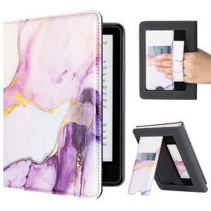 lot 50843 image: CoBak Kindle Paperwhite Case with Stand - Durable PU Leather Cover with Auto Sleep Wake, Card Slot, Hand Strap Feature - Fits Kindle Paperwhite 11th Generation 6.8 and Signature Edition 2021 Released