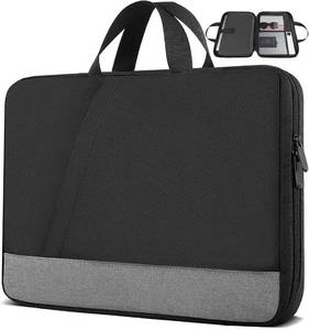 lot 50867 image: Laptop Case Sleeve, 15.6 Inch TSA Laptop Bag Computer Cover for Men Women, Water Resistant Carrying Case Slim Laptop Sleeve Compatible for HP, Dell, Asus, Acer, Lenovo, Apple Notebook, Black
