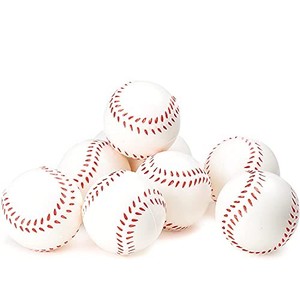 lot 50882 image: Neliblu Baseball Sports Themed 2.5in Foam Squeeze Balls for Stress and Anxiety Relief - Baseball Sport Stress Balls - Bulk Baseball Party Favors and Decoration - Improve Grip and Dexterity - 1 Dozen