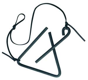 lot 50895 image: Lodge Chuckwagon Dinner Bell with Striker,Black