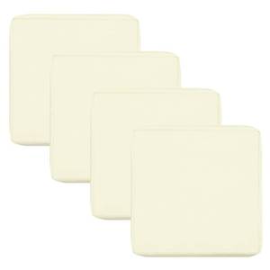 lot 50914 image: OutdoorLines Patio Seat Cushion Cover Replacement, Waterproof Cushion Cover for Outdoor Furniture, Anti-Slip Patio Chair Cushion Cover for Garden and Backyard (Set of 4, 24x24x4, Cream, Cover Only)