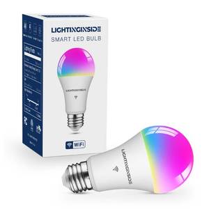 lot 50979 image: Lightinginside Smart Bulb 100W Equivalent, 1350LM 11W WiFi Smart Light Bulb Compatible with AlexaGoogle Assistant, A19 E26 Color Changing Light Bulb, 80CRI, 2.4GHz WiFi Only, ETL Listed, 1PC