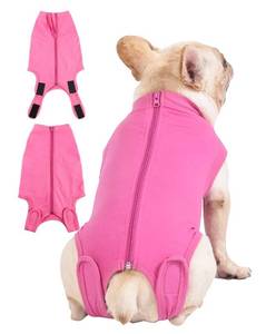 lot 50982 image: Caslfuca Dog Surgery Recovery Suit - After Spay, Abdominal Wounds Post Surgical Recovery, Anti Licking Breathable Dog Onesies for Large Pet, Alternative Bandages Cone E-Collar