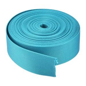 lot 50986 image: MECCANIXITY Flat Nylon Webbing Strap 1.5 Inch 10 Yards Light Blue for Backpack, Luggage-Rack