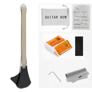 lot 50989 image: Guitar Bow, Bow Folk Classical Guitar Playing Accessories Tuning Pick, Create Cello and Violin-Like Sounds, Rosin Included - Fun and Creative Tools for Steel Stringed Instrument