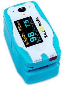 lot 51020 image: Zacurate Children Digital Fingertip Pulse Oximeter Blood Oxygen Saturation Monitor with Adorable Animal Theme (not for newborninfant)