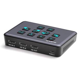 lot 51028 image: HDMI Live Stream Switcher, 4K 60HZ Video Capture Card USB c HDMI to USB 3.0 Video Capture for Streaming,Podcasting,Compatible with PS5,PS4Pro,Xbox Series XS,Xbox One XS,OBS