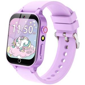 lot 51057 image: Kids Smart Watch with HD Touchscreen, 26 Games, Camera, Video, Music Player, Pedometer - Educational Gift for Girls Ages 6-12