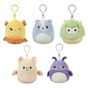 lot 51068 image: Squishmallows Original 3.5-Inch Clip-On Plush 3-Pack - Ultrasoft Official Jazwares Plush