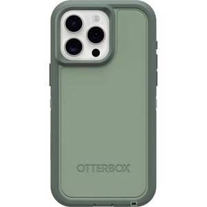 lot 51092 image: OtterBox iPhone 15 Pro MAX (Only) Defender Series XT Case - EMERALD ISLE (Green), screenless, rugged, snaps to MagSafe, lanyard attachment