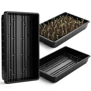 lot 51119 image: Mr. Pen- Plastic Growing Trays, 5Pack, Black, 17x10, Plant Tray, Seed Tray, Seedling Tray, Propagation Tray, Plant Trays for Seedlings, Planting Trays, Microgreens Growing Trays, Seedling Starter Tray