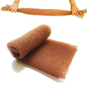 lot 51158 image: African Net Long Bathing Sponge,Net Exfoliating Back Scrubber for Body,Exfoliating Back Towel,Pack of 1 (Brown)