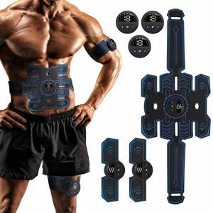 lot 51183 image: Emurdyon Abs Muscle Toner, Muscle Trainer, Strength Training Belt, USB Rechargeable Portable Fitness Workout Equipment for Men Woman, Home & Office Exercise Equipment