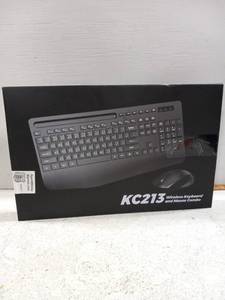 lot 52863 image: KC213 Wireless Keyboard & Mouse Combo