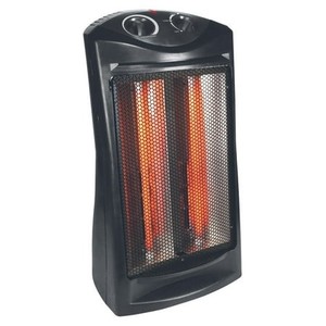 lot 52944 image: Comfort Glow QTH350 1 500-Watt-Max Portable Quartz Tower Heater with Thermostat Black QTH350
