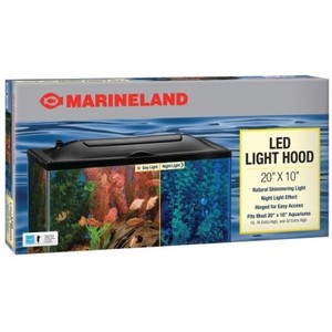 lot 52949 image: Marineland LED Light Hood for Aquariums Day & Night Light 20x10 inch - Retail $100.33