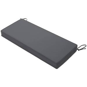 lot 52970 image: Favoyard Outdoor Bench Cushion 42 x 18 Inch Waterproof Patio Furniture Cushions 3-Year Color Fastness Garden Sofa Settee Couch Swing Pads with Handle and Adjustable Straps, Dark Gray