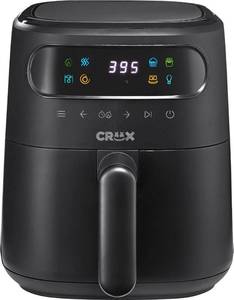 lot 52996 image: CRUX x Marshmello 3.0 QT Digital Air Fryer with TurboCrisp Technology, Touch Screen Temperature Control, Timer and Auto Shut-off, Fully Programmable, Silicone Cupcake Molds Included, Black
