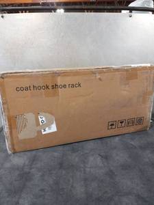 lot 53010 image: Coat Hook Shoe Rack