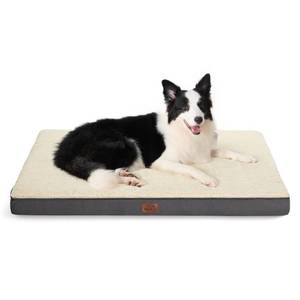 lot 53017 image: Bedsure Extra Large Dog Crate Bed - Big Orthopedic Waterproof Dog Beds with Removable Washable Cover for Large Dogs, Egg Crate Foam Pet Bed Mat, Suitable for Dogs Up to 100 lbs