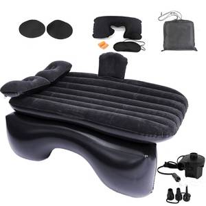 lot 53031 image: Onirii Inflatable Car Air Mattress Back Seat Bed,Car Beds Thickened Car Camping Air Mattress Bed with Air Pump,55�35 Portable Car Travel Mattress,Car Sleeping Mattress Bed for Car Universal SUV
