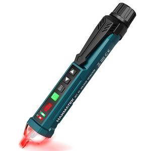 lot 53065 image: Auroland Non-Contact Voltage Tester with 9 Gear Adjustable Sensitivity Voltage Detector Pen AC Circuit Tester Tool LCD Display LED Flashlight Buzzer Alarm Range12V-1000V & LiveNull Wire Judgment AC1