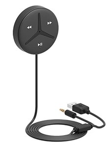 lot 53071 image: Aston Innovations SoundTek A1 Bluetooth Car Kit with AAC for Music Streaming Handsfree Calls,Aux Bluetooth Adapter for CarHome Stereo,Built-in Noise Isolator & MIC,Auto OnOff,Auto Connect